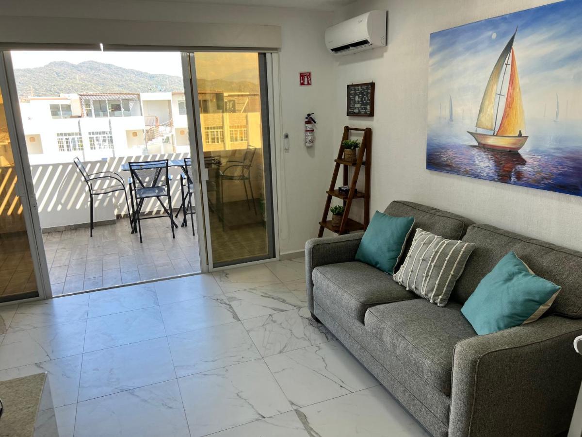 Penthouse Manzanillo Exclusivo Con Alberca 아파트 외부 사진